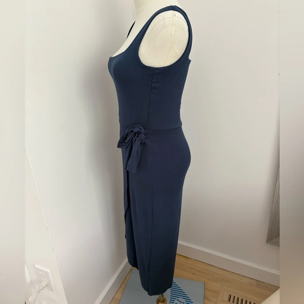 Seeyou Blue Bodycon Cocktail Dress - Picture 3 of 6